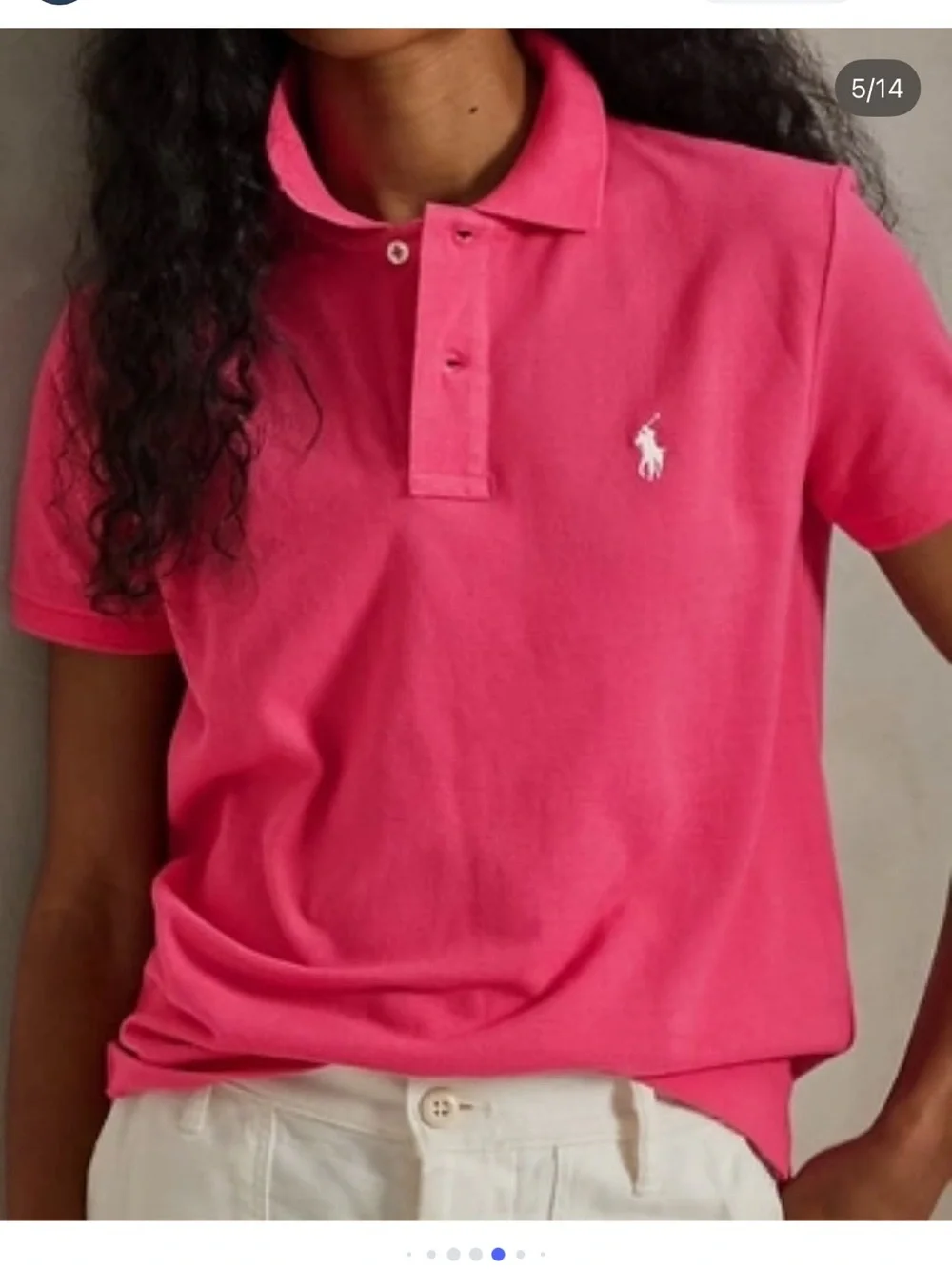 Polo Ralph Lauren Short Sleeve Polo Hot Pink